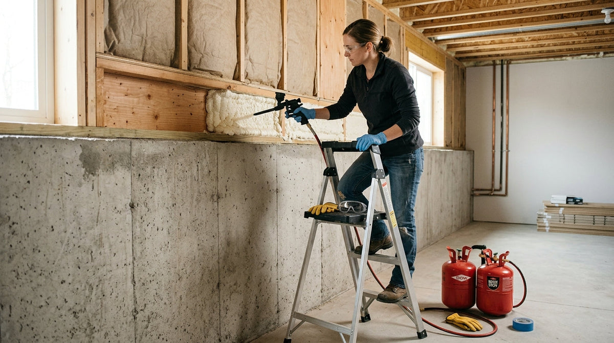 How to Insulate Rim Joists With Spray Foam