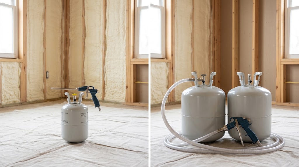 One-Component vs. Two-Component Spray Foam