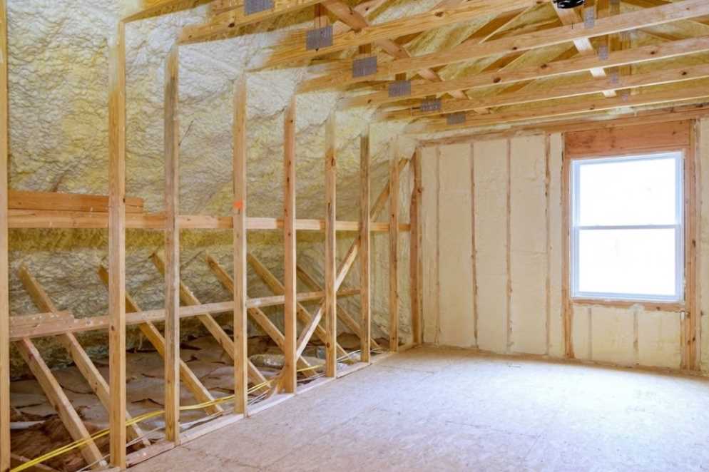 Spray Foam Application Process from Appling to Drying