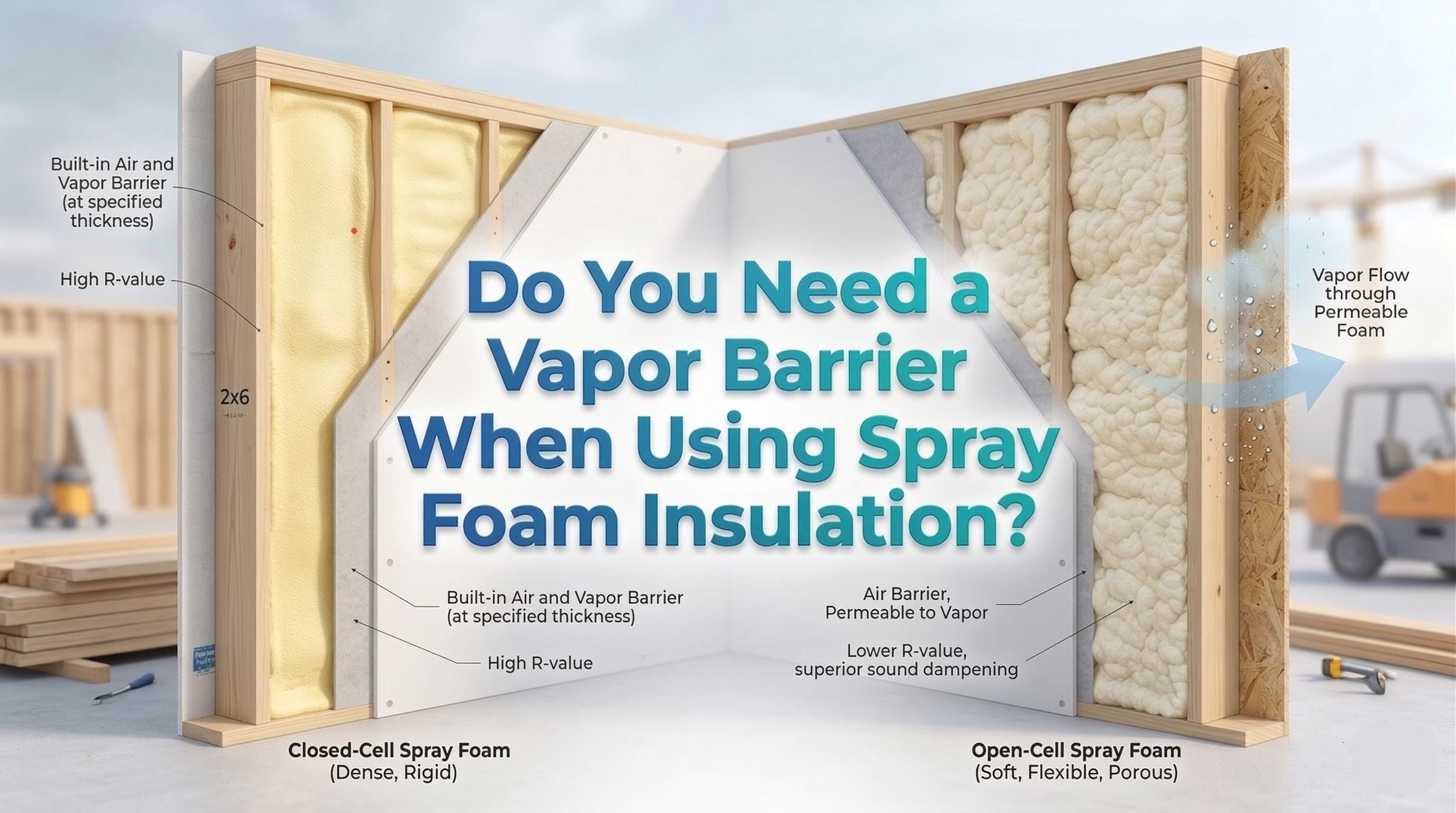 Do You Need a Vapor Barrier When Using Spray Foam Insulation?