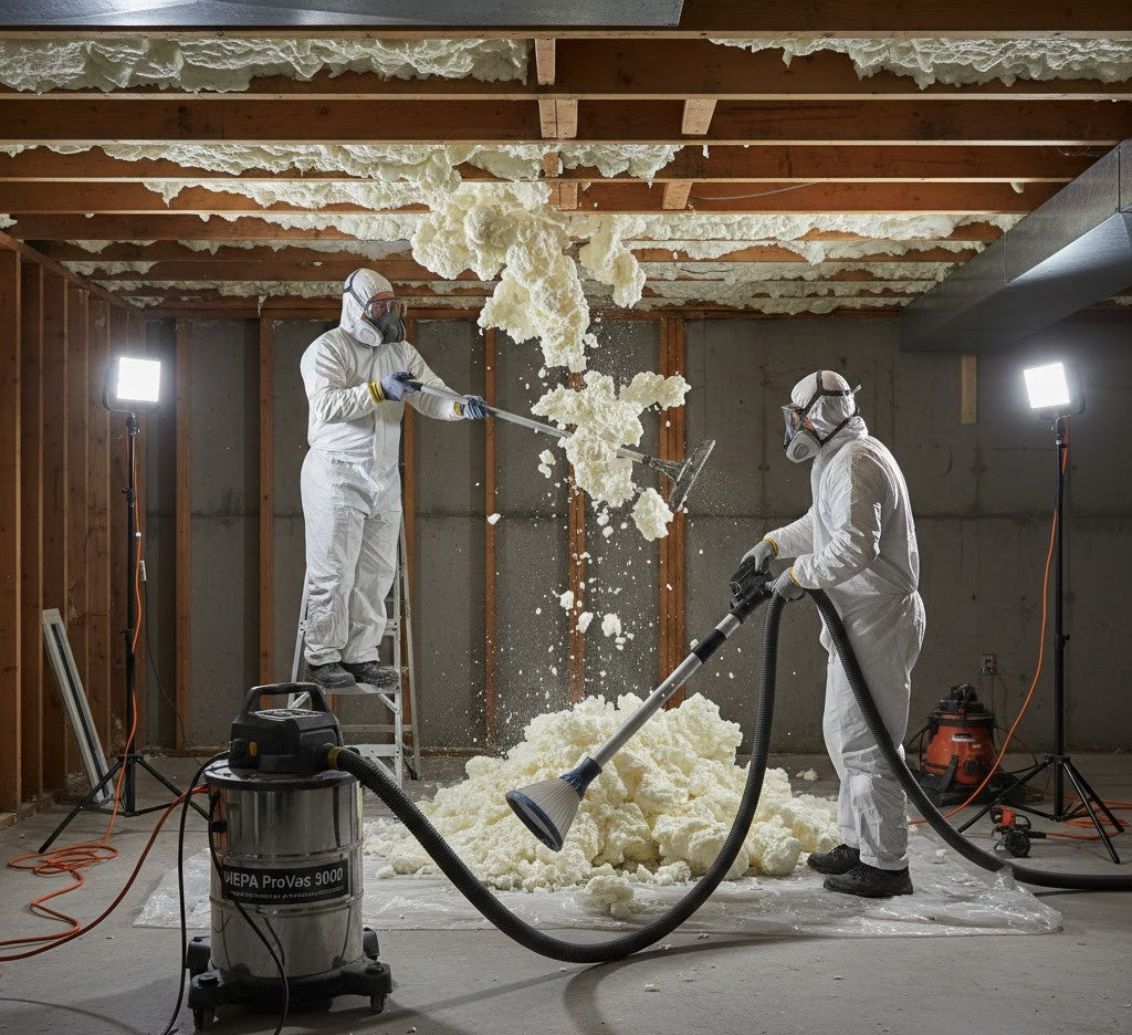 How to Remove Open-Cell Spray Foam Safely
