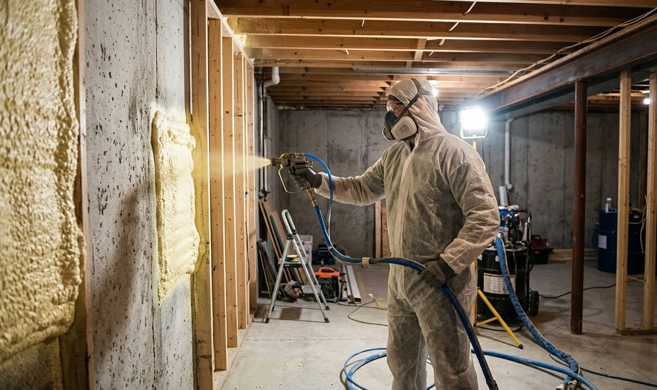 Complete Guide to Spray Foam Insulation for Basements