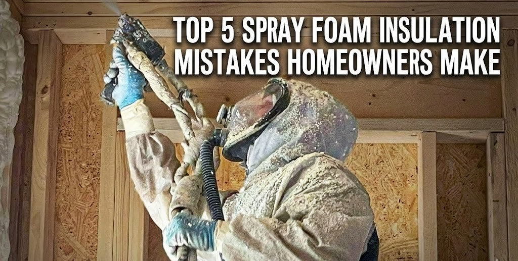 Top 5 Spray Foam Insulation Mistakes Homeowners Make
