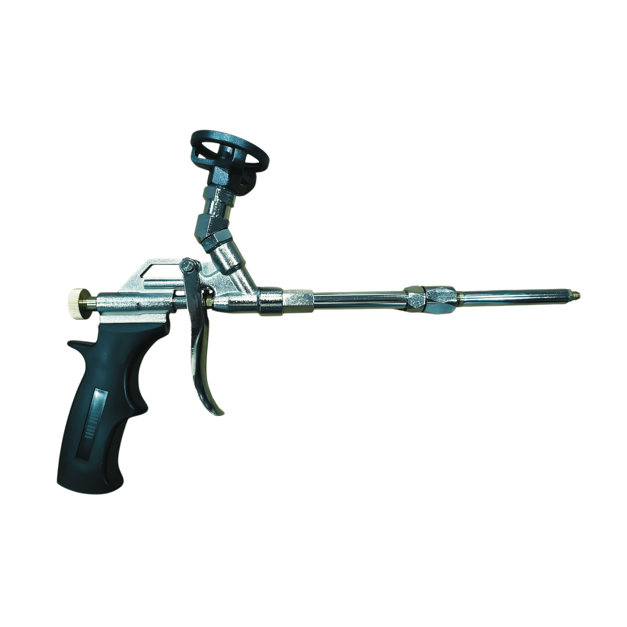 VEGA BOND VGC Pro Overhead Spray Foam Gun – 360° Rotating 30° Angled Tip