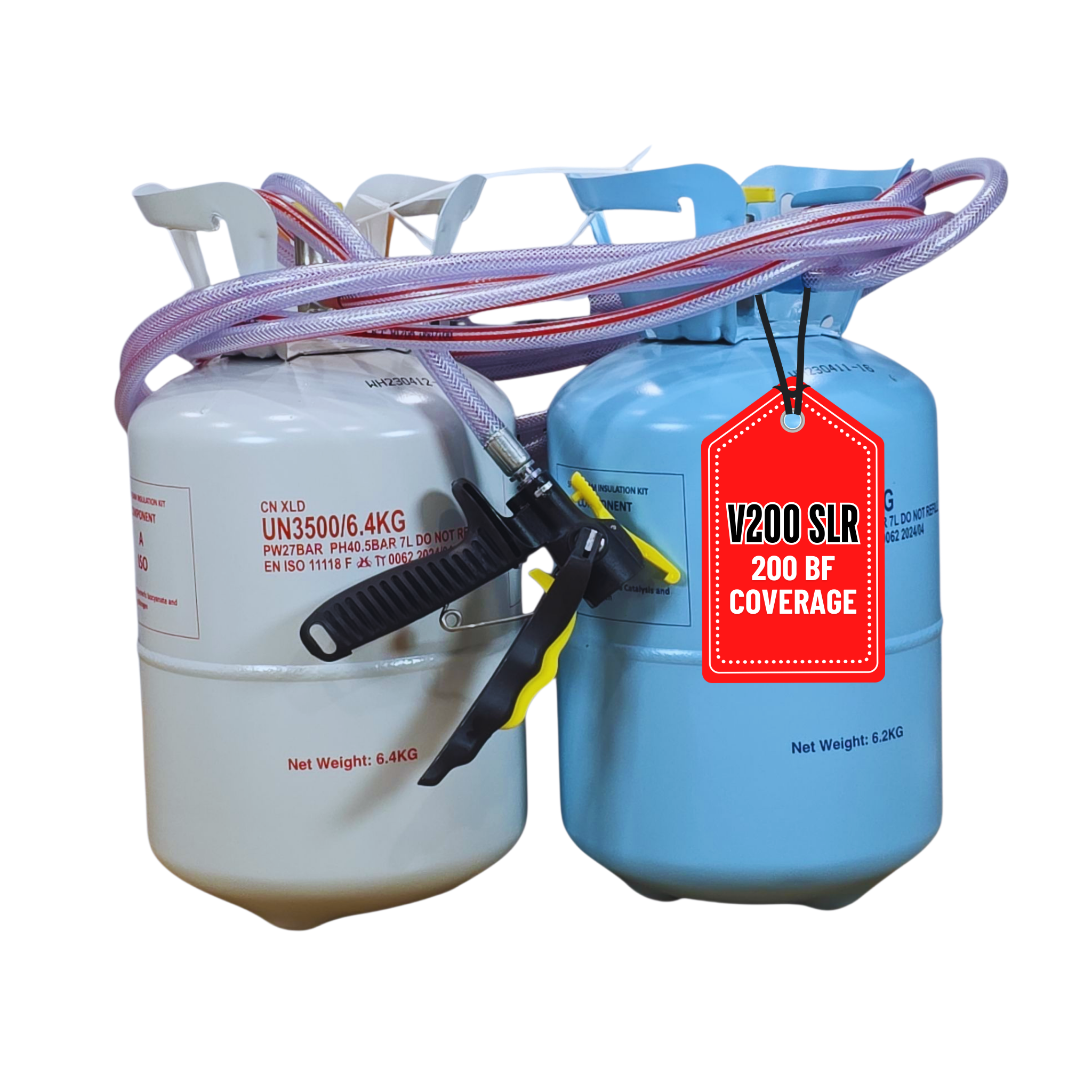 Vega Bond Closed Cell Spray Foam SLOW RISE- Injection Foam for Existing Wall Cavities, Drill and Fill Application