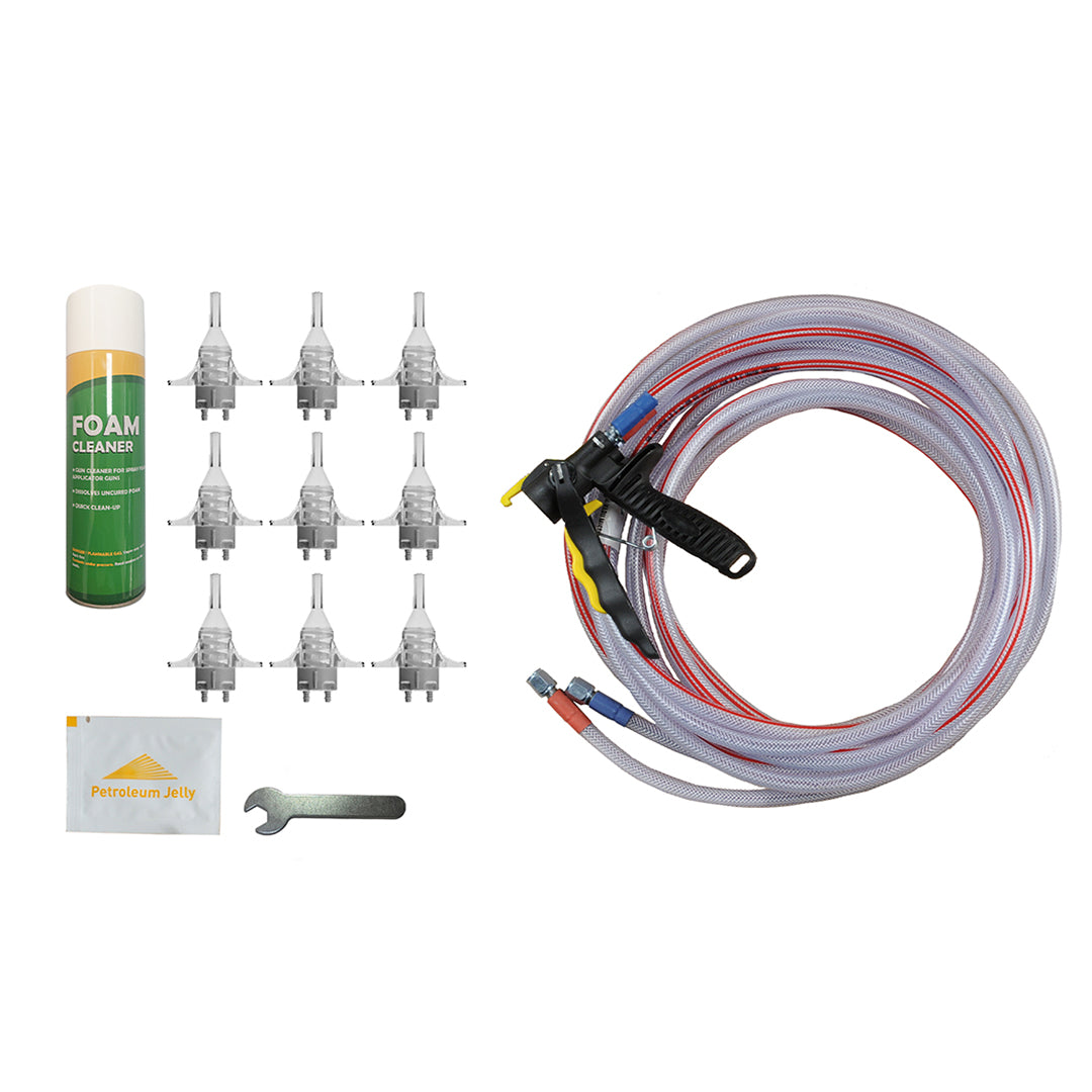 Honeyfoam HF600 Closed Cell Spray Foam Kit 2 Part Foam Sealant 600 Board Feet