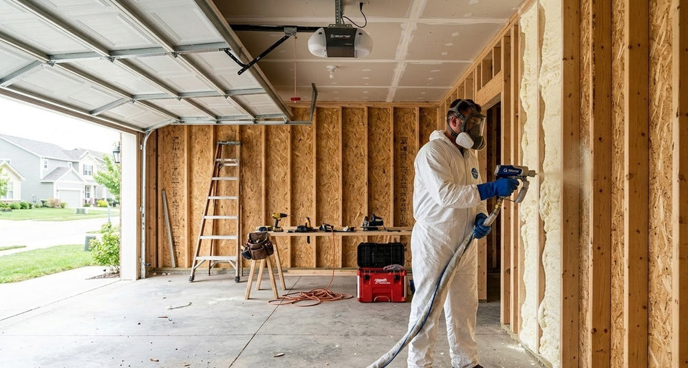 How to Insulate a Garage With Spray Foam (Step-by-Step Guide)