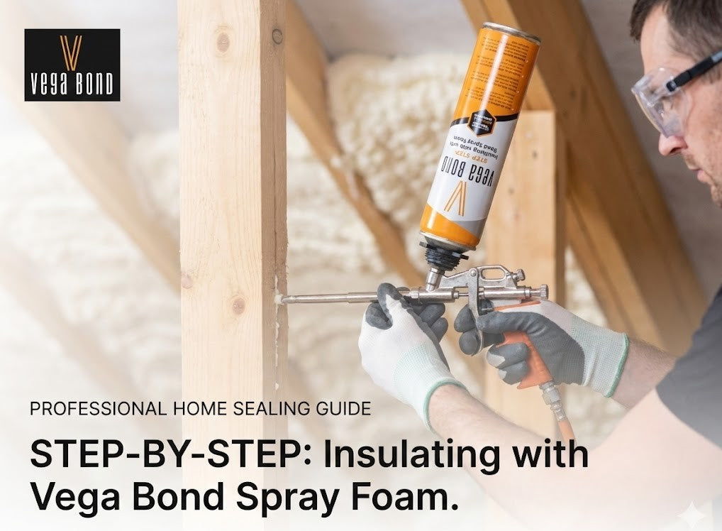 Insulating Like a Professional: Step-by-Step Home Sealing with Vega Bond Spray Foam