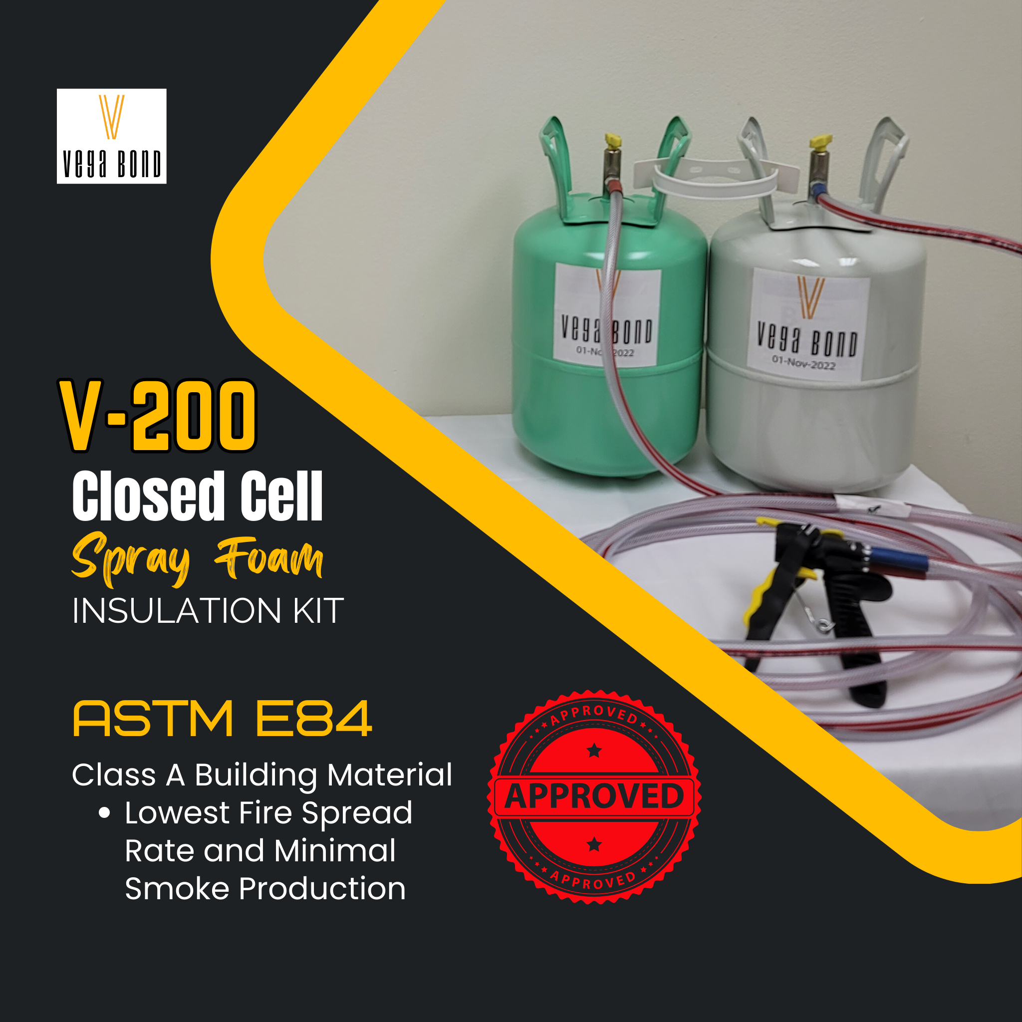 Vega Bond V200 Closed Cell Spray Foam  5