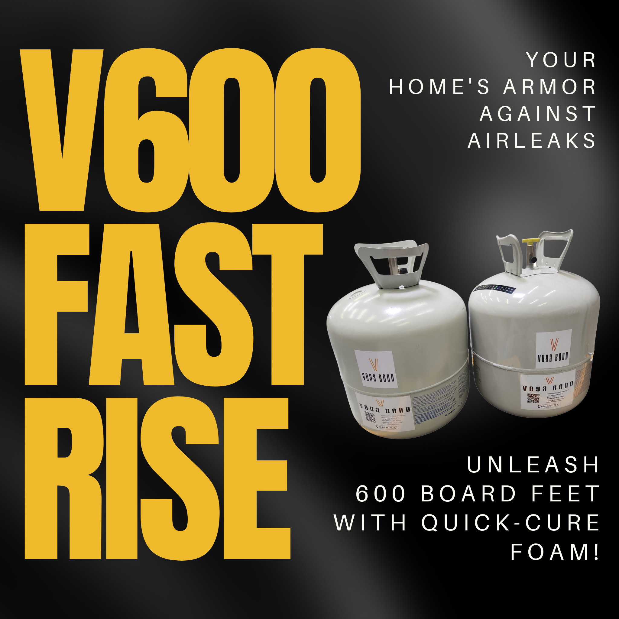 Vega Bond V600 Closed Cell Spray Foam picture 4