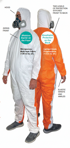Vega Bond Protective Coverall - Spray Foam Safety Suit | UltraCool
