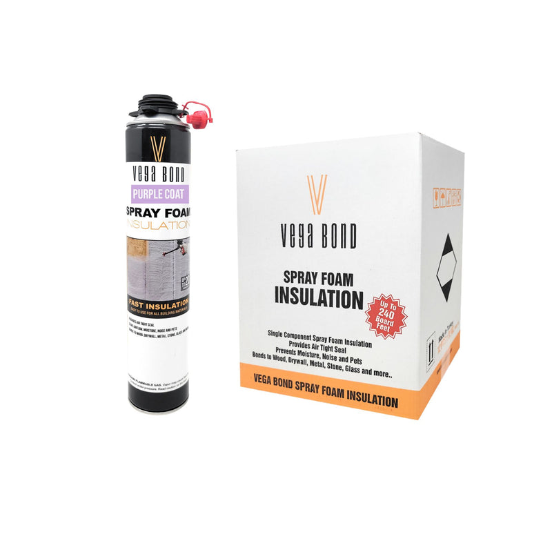 Vega Bond Purplecoat Single Component Closed Cell Spray Foam Insulation Kit 